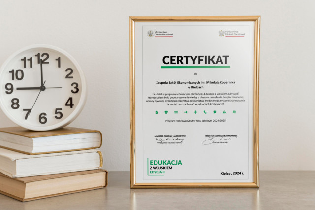 certyfikat