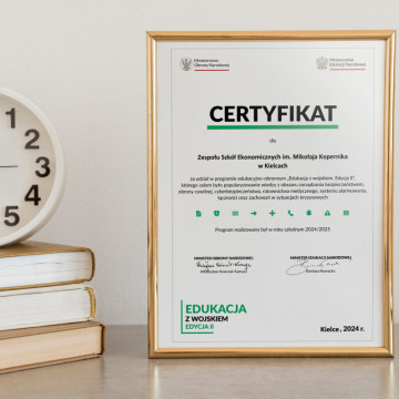 certyfikat